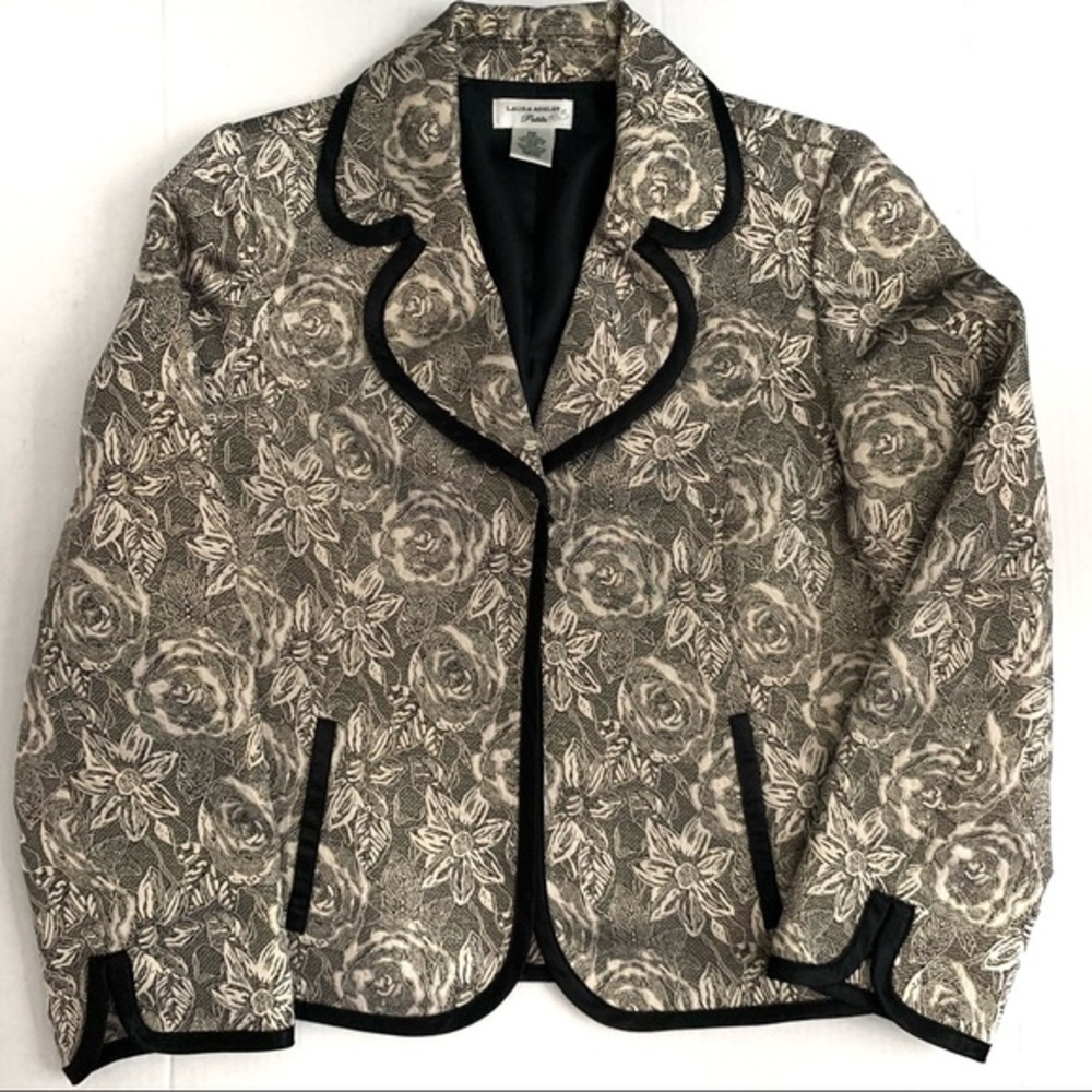 LAURA ASHLEY Petite Women’s Lined Blazer Size PM